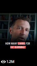 Short-form clip about carbs and fat burning
