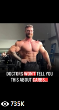 Short-form clip about carbs